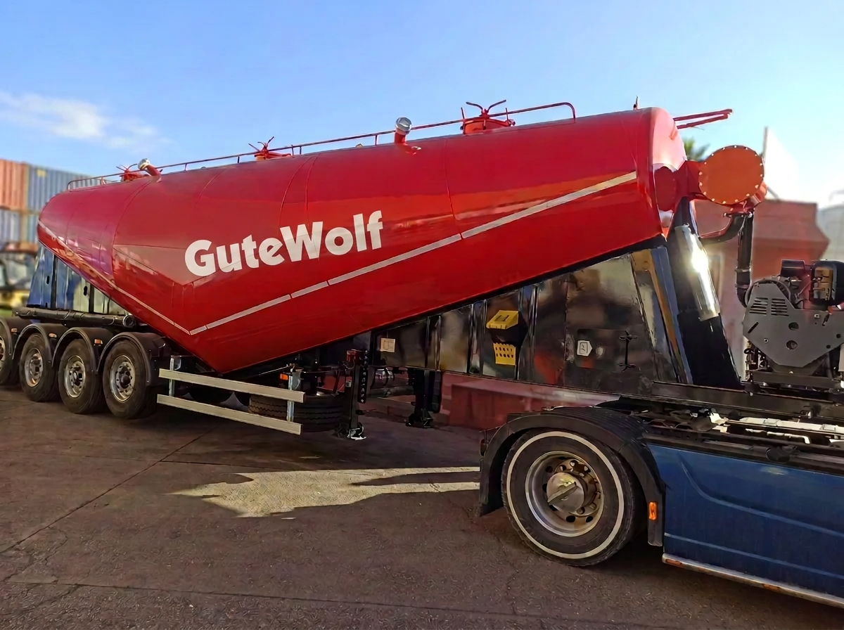 Цементовоз GuteWolf вакуумный с самозагрузкой 35 м³ — фото 3