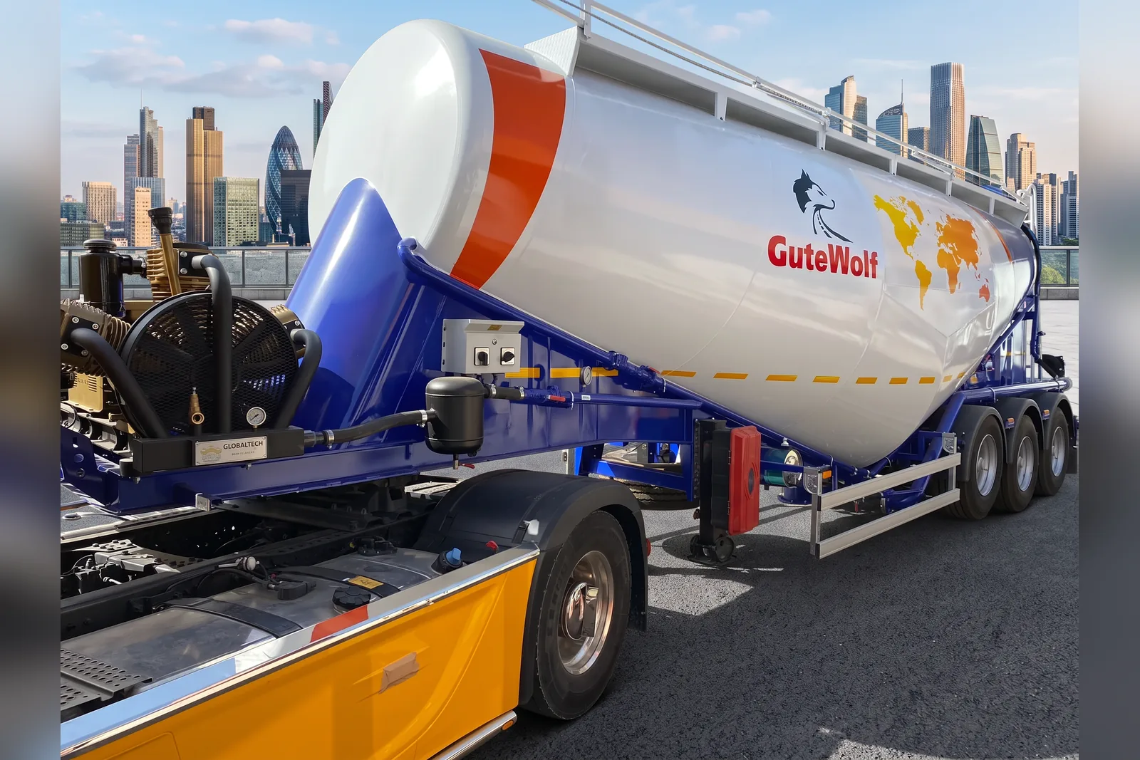 Цементовоз GUTEWOLF V-типа 30 м³ (SAF, PIRELLI) — фото 3